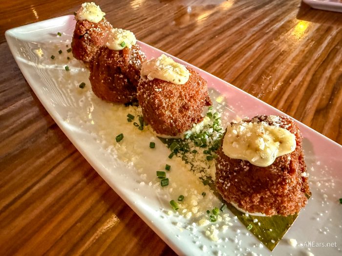 2025 WDW disney springs STK steakhouse Mushroom Arancini