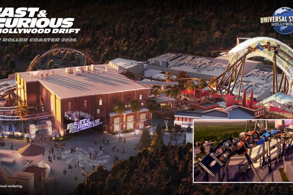 Fast Furious Hollywood Drift universal studios hollywood new roller coaster 2026